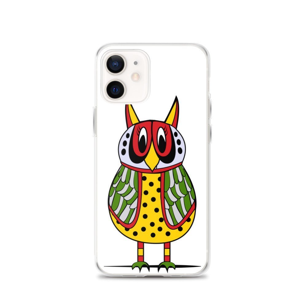 iPhone Protective Cell Phone Case - Retro Owl by WeezWomp - WeezWomp