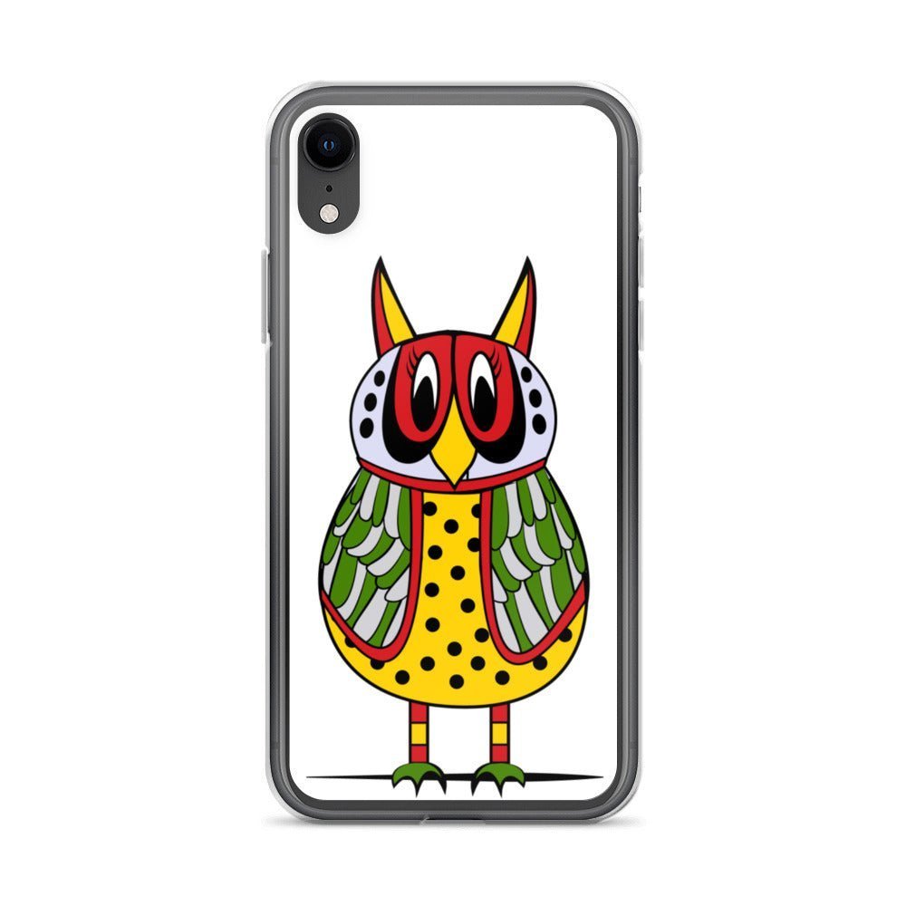 iPhone Protective Cell Phone Case - Retro Owl by WeezWomp - WeezWomp