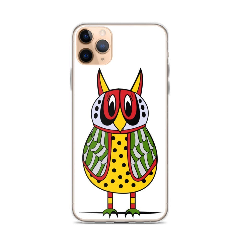 iPhone Protective Cell Phone Case - Retro Owl by WeezWomp - WeezWomp