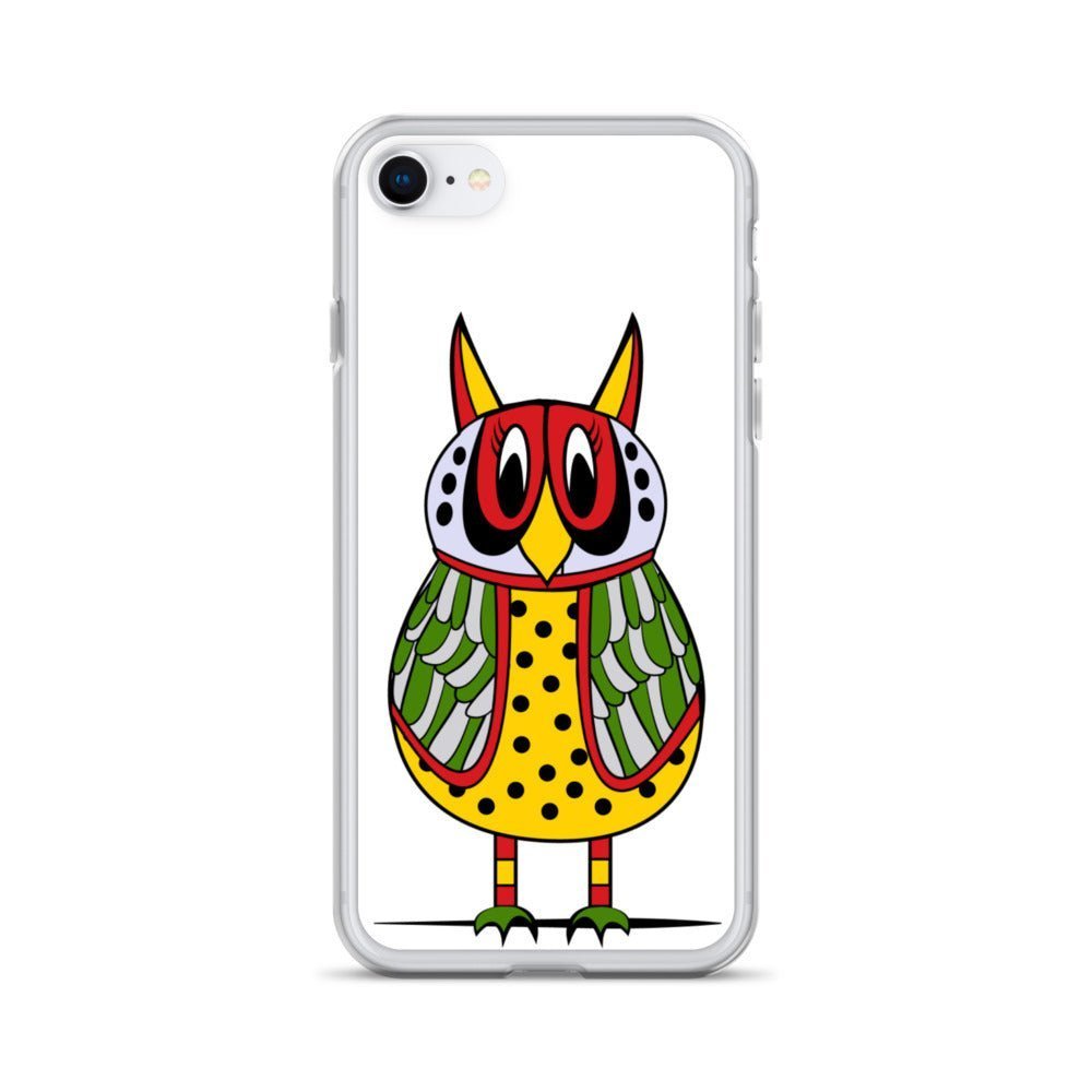 iPhone Protective Cell Phone Case - Retro Owl by WeezWomp - WeezWomp