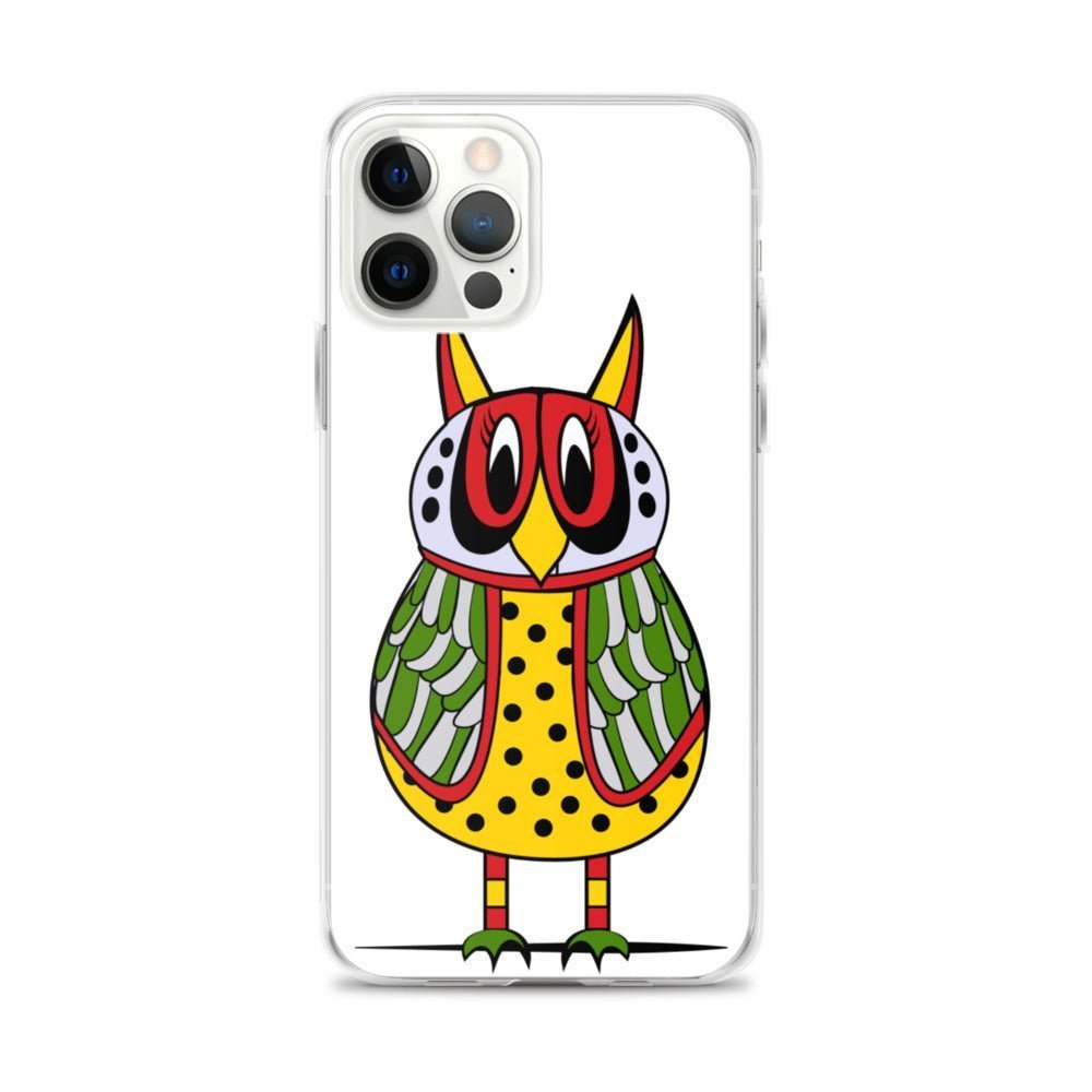 iPhone Protective Cell Phone Case - Retro Owl by WeezWomp - WeezWomp