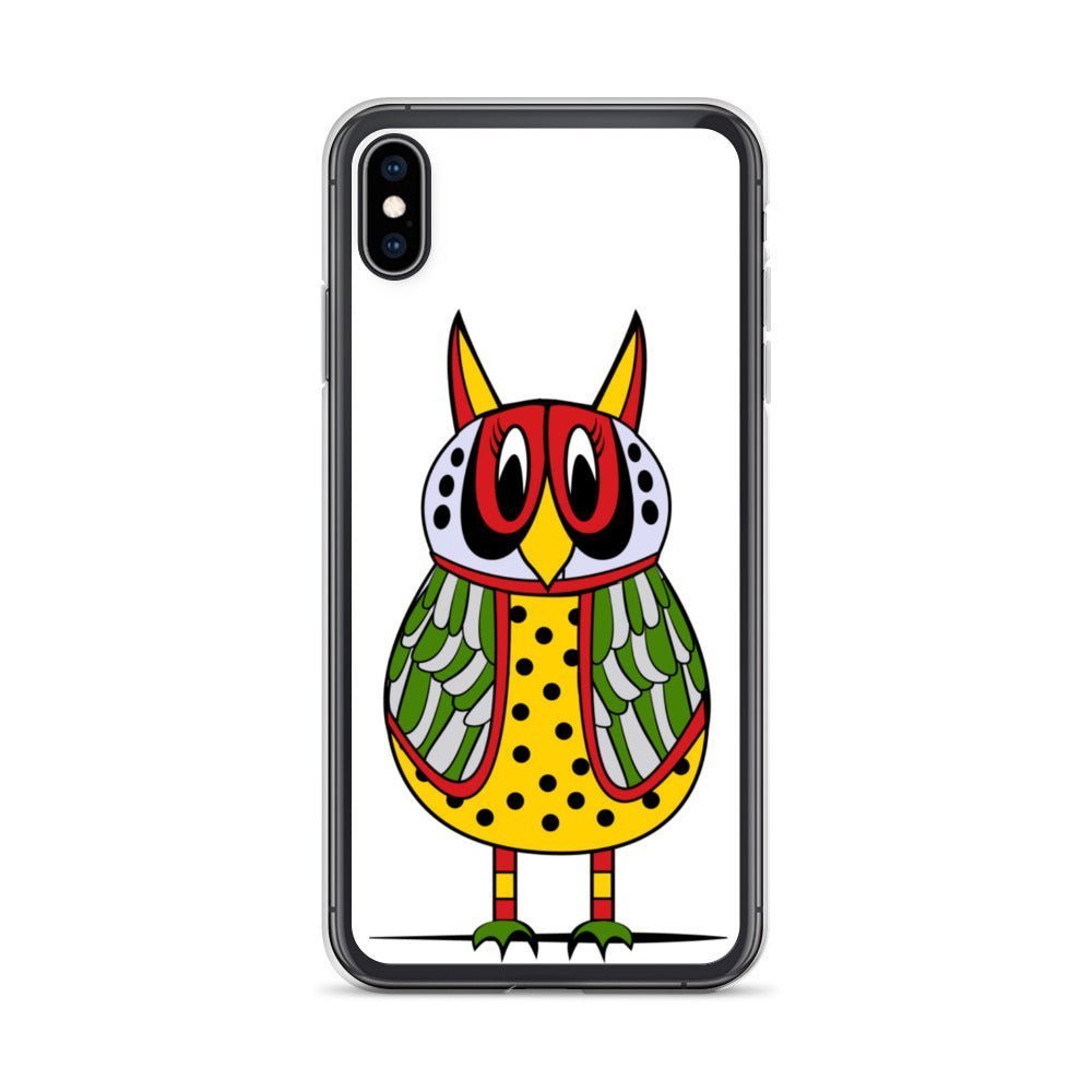 iPhone Protective Cell Phone Case - Retro Owl by WeezWomp - WeezWomp