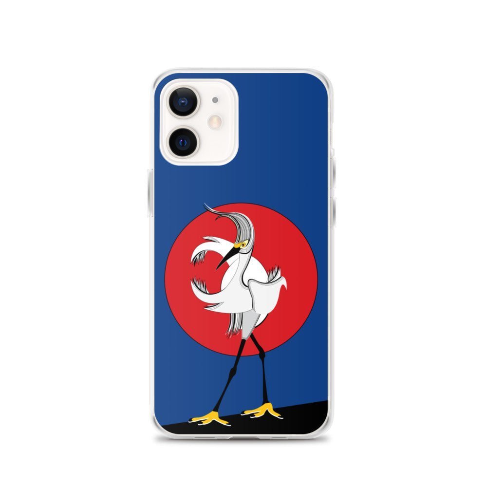 iPhone Protective Cell Phone Case - White Crane by WeezWomp - WeezWomp