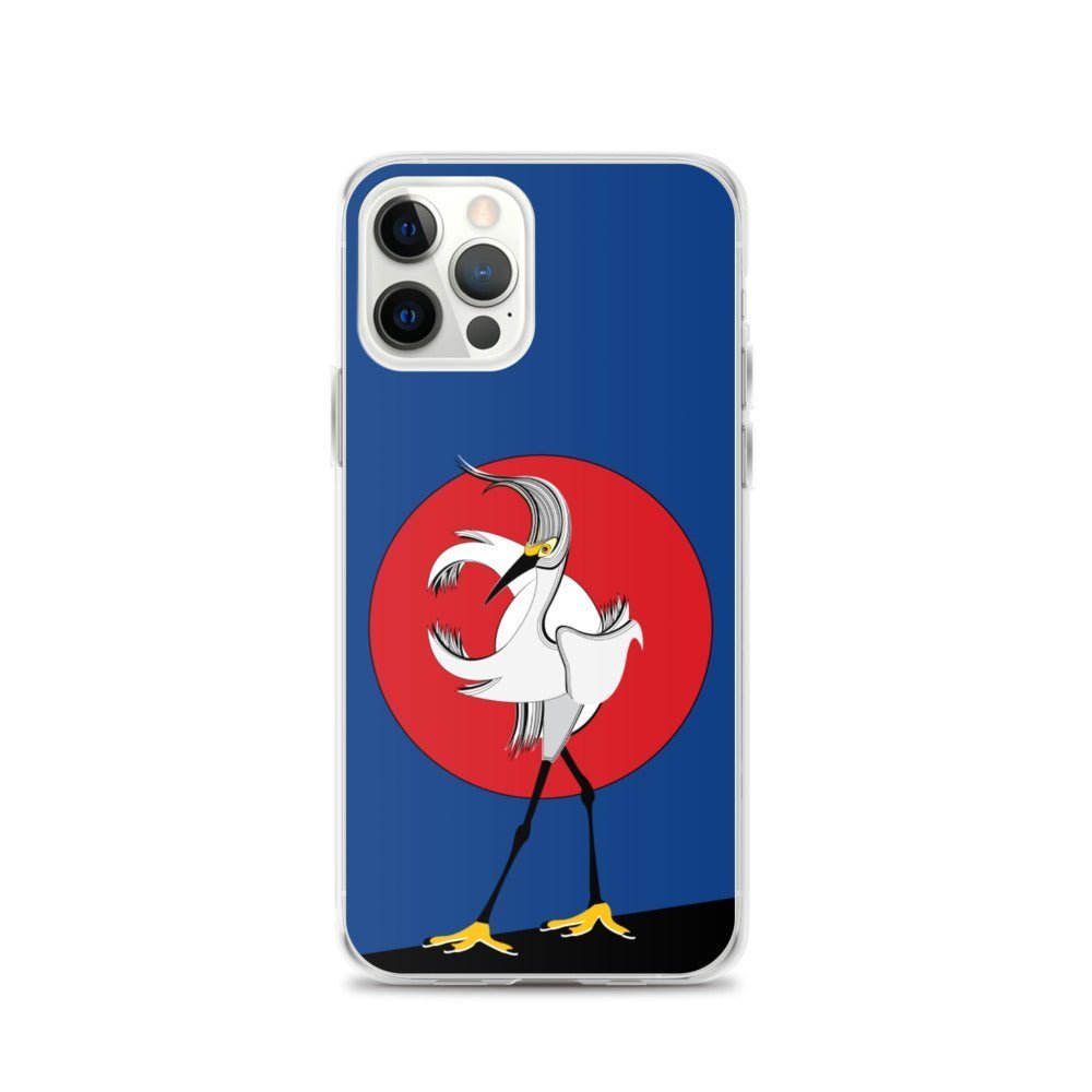 iPhone Protective Cell Phone Case - White Crane by WeezWomp - WeezWomp