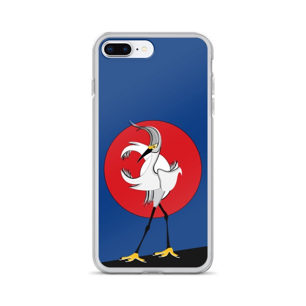 iPhone Protective Cell Phone Case - White Crane by WeezWomp - WeezWomp