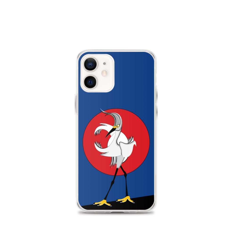 iPhone Protective Cell Phone Case - White Crane by WeezWomp - WeezWomp
