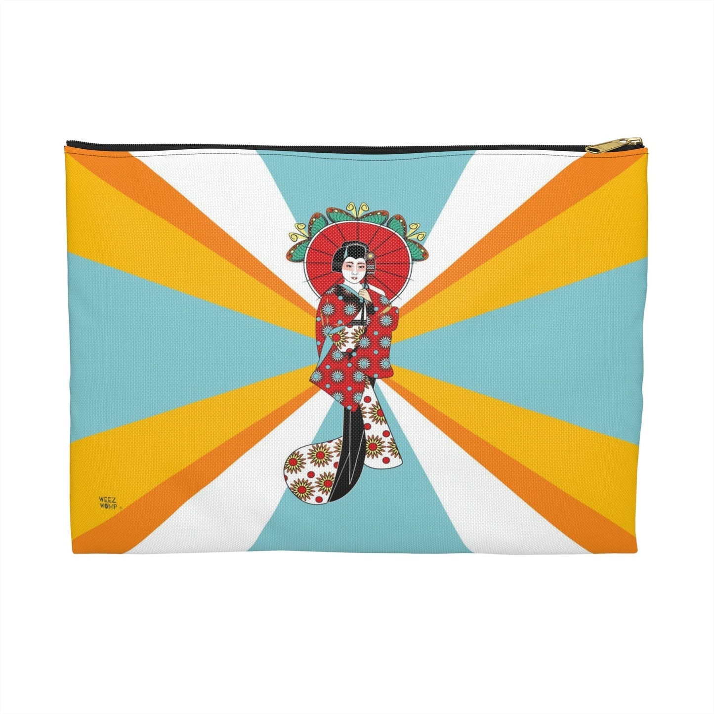 Konnichiwa Travel Pouch Organizer Cosmetic Bag / Cosmetic Bags / Makeup Bags / Toiletry Bag / Waterproof Beauty Bag - WeezWomp