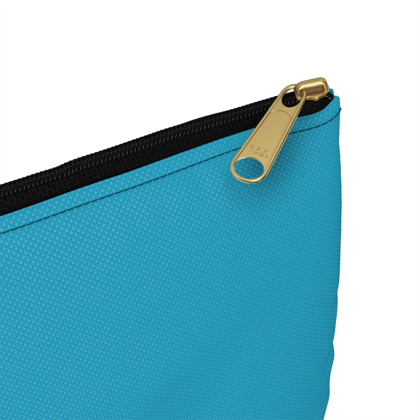 Lucky Rabbit on Turquoise Makeup Pouch Organizer Cosmetic Bag Accessory Travel Pouch / Cosmetic Bags / Makeup Bags / Toiletry Bag / Waterproof Be - WeezWomp