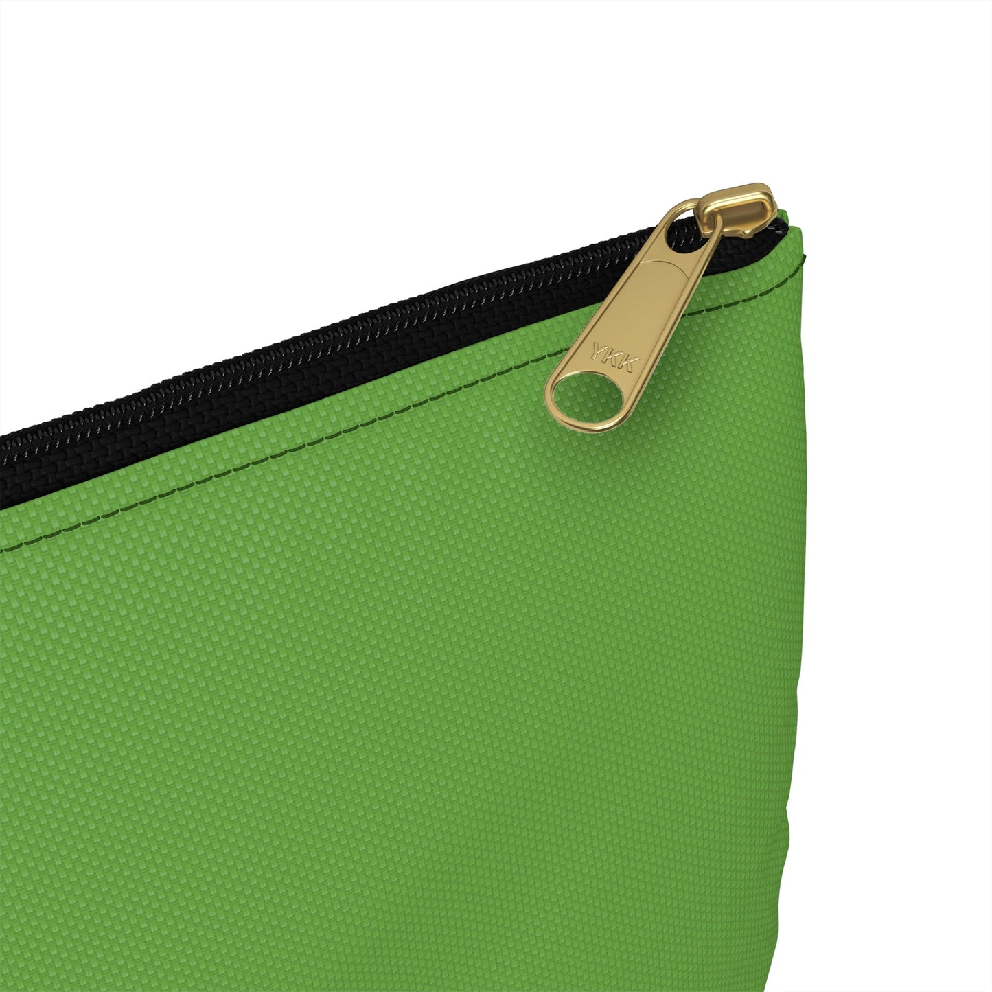 Makeup Pouch 8 x 11 Organizer Cosmetic Bag with Little Bird in Green / Cosmetic Bags / Makeup Bags / Toiletry Bag / Waterproof Beauty Bag - WeezWomp