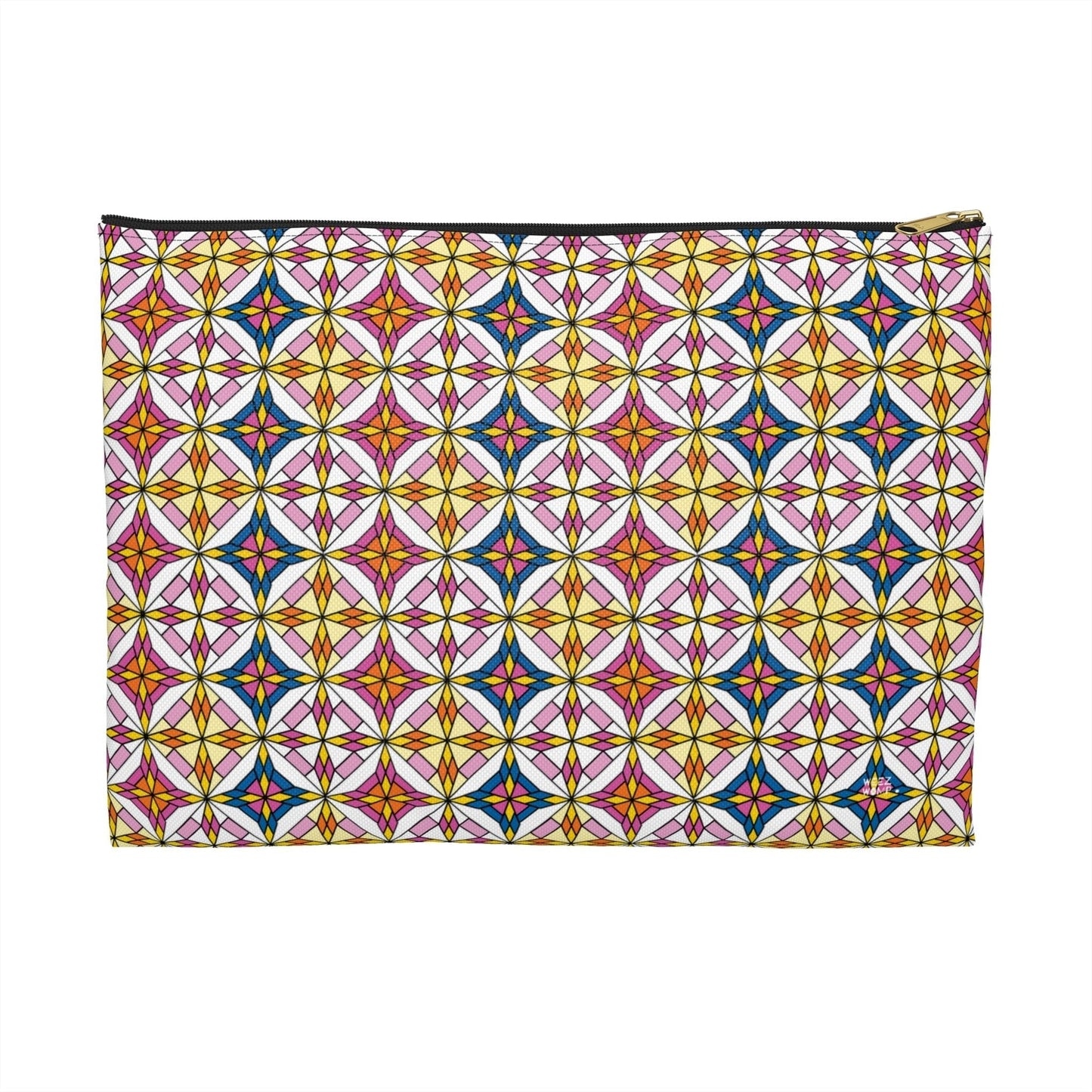 Pink Diamond Quilt Travel Pouch Organizer Cosmetic Bag / Cosmetic Bags / Makeup Bags / Toiletry Bag / Waterproof Beauty Bag - WeezWomp