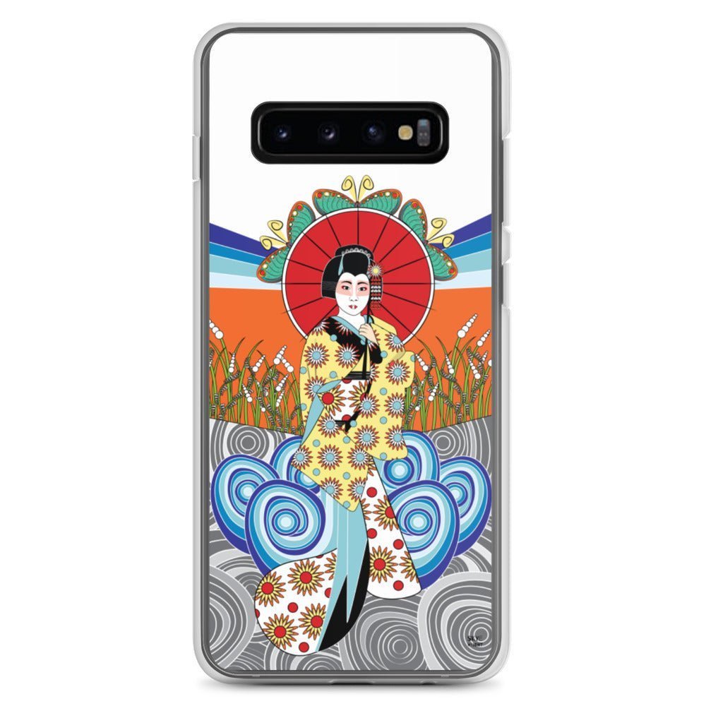 Samsung Galaxy Fashion Phone Case - S10 S10+ S10e S20 S20p S20u - Geisha Girl II - WeezWomp