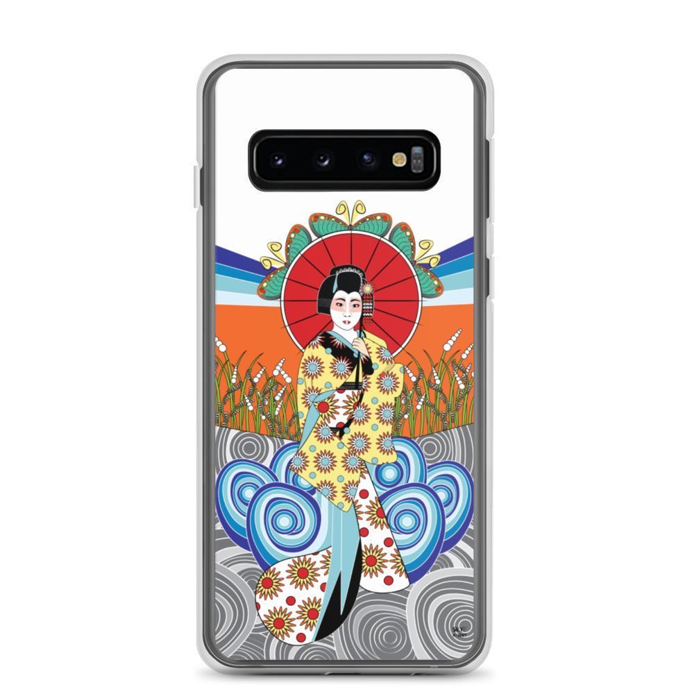 Samsung Galaxy Fashion Phone Case - S10 S10+ S10e S20 S20p S20u - Geisha Girl II - WeezWomp