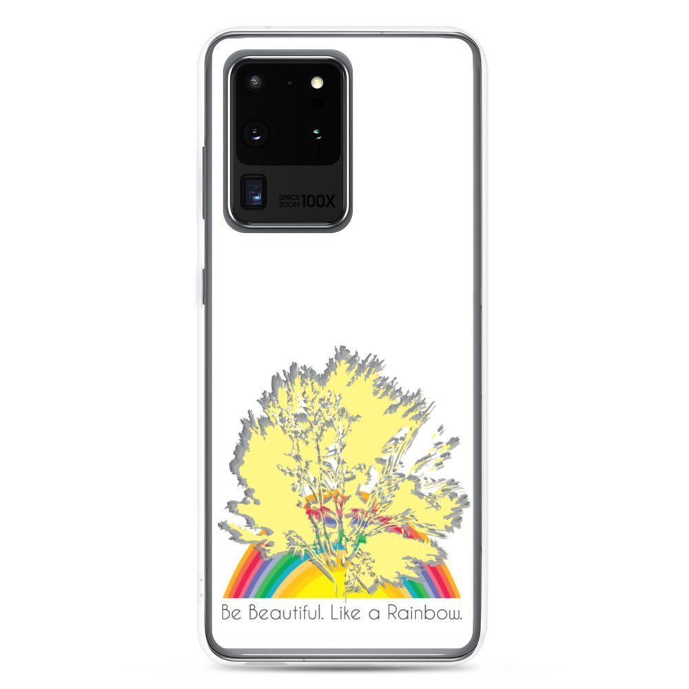 Samsung Galaxy Phone Case Accessory S10 S10+ S10e S20 S20p S20u - Be Beautiful Like A Rainbow - WeezWomp