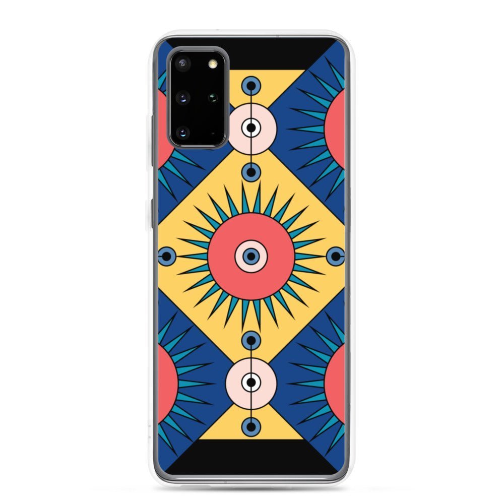 Samsung Galaxy Phone Case Accessory S10 S10+ S10e S20 S20p S20u - Deco Blue - WeezWomp