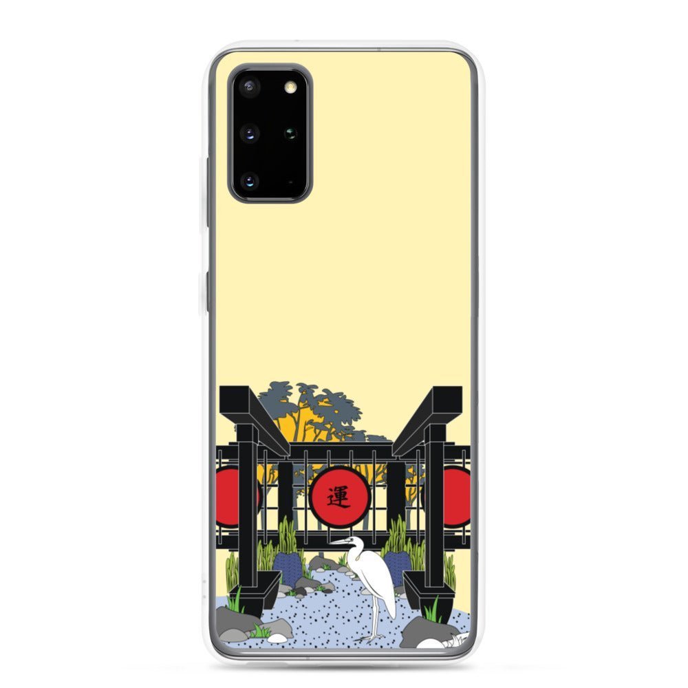 Samsung Galaxy Phone Case Accessory S10 S10+ S10e S20 S20p S20u - Japanese Crane - WeezWomp