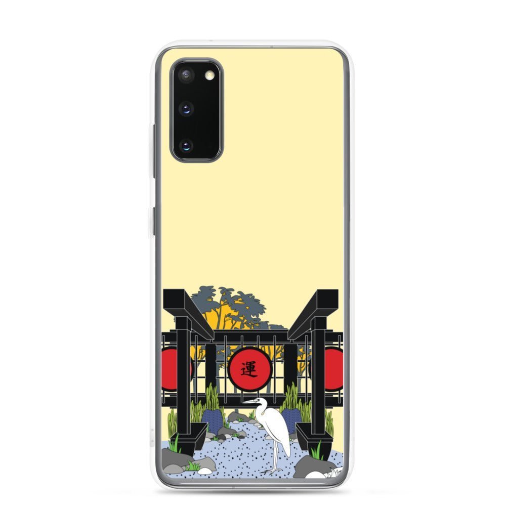 Samsung Galaxy Phone Case Accessory S10 S10+ S10e S20 S20p S20u - Japanese Crane - WeezWomp