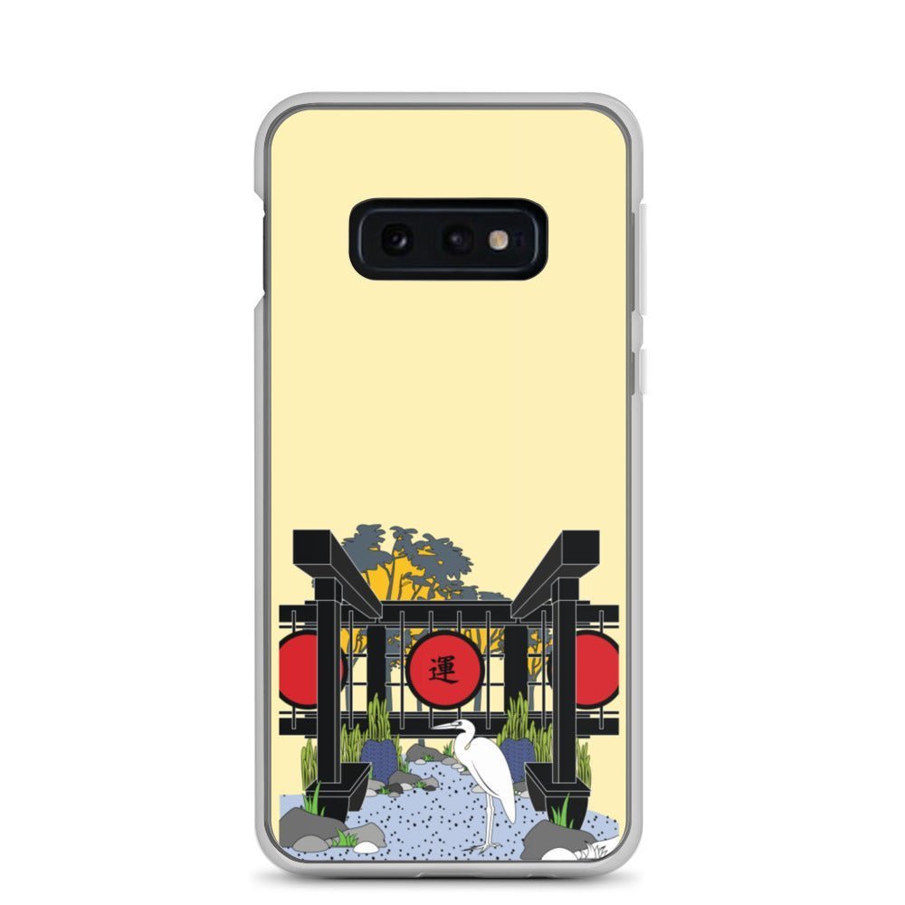Samsung Galaxy Phone Case Accessory S10 S10+ S10e S20 S20p S20u - Japanese Crane - WeezWomp