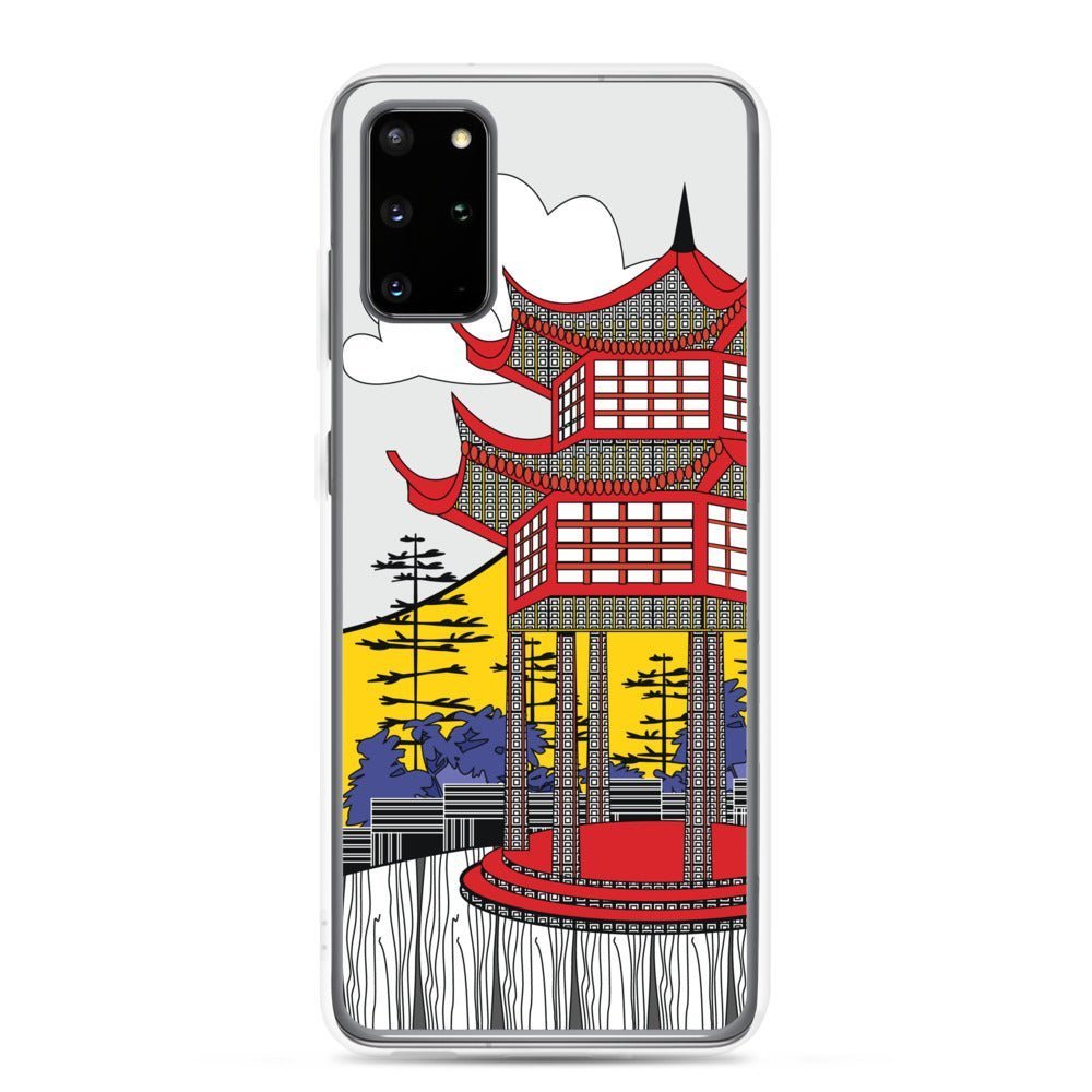Samsung Galaxy Phone Case Accessory S10 S10+ S10e S20 S20p S20u - Japanese Pagoda - WeezWomp