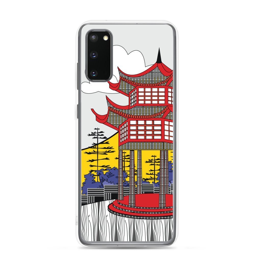Samsung Galaxy Phone Case Accessory S10 S10+ S10e S20 S20p S20u - Japanese Pagoda - WeezWomp