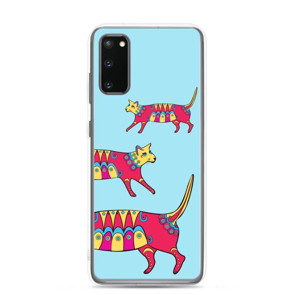 Samsung Galaxy Phone Case Accessory S10 S10+ S10e S20 S20p S20u - Kitty Cats - WeezWomp