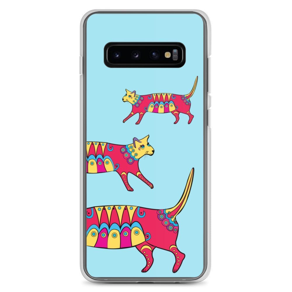 Samsung Galaxy Phone Case Accessory S10 S10+ S10e S20 S20p S20u - Kitty Cats - WeezWomp