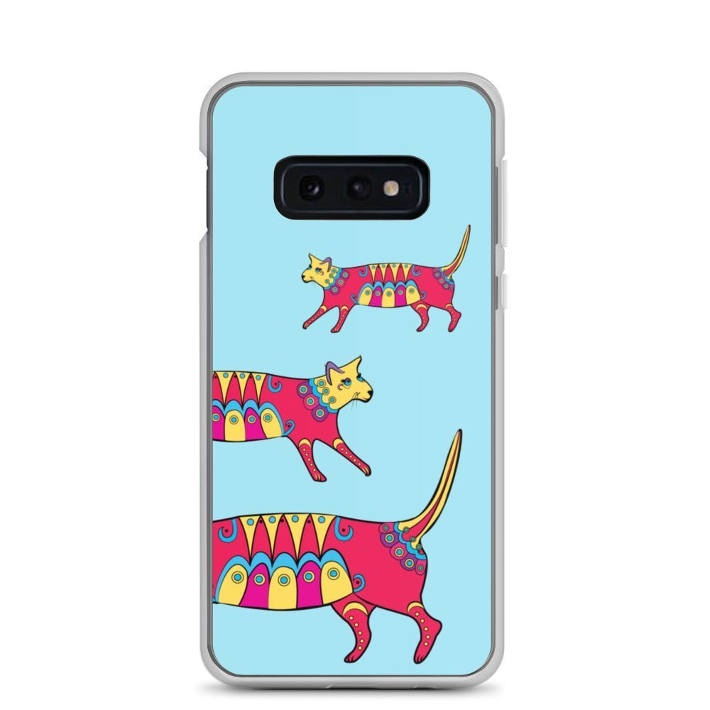 Samsung Galaxy Phone Case Accessory S10 S10+ S10e S20 S20p S20u - Kitty Cats - WeezWomp