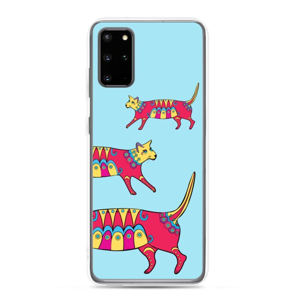 Samsung Galaxy Phone Case Accessory S10 S10+ S10e S20 S20p S20u - Kitty Cats - WeezWomp