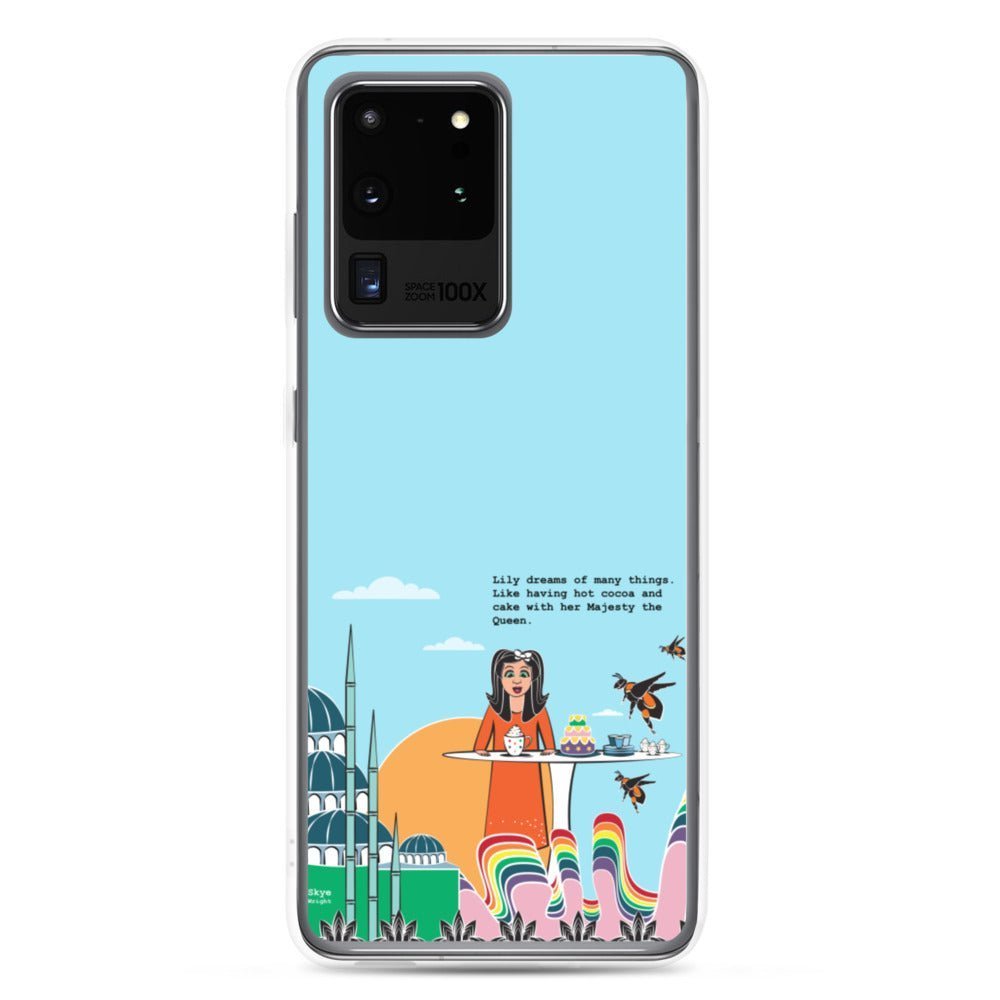 Samsung Galaxy Phone Case Accessory S10 S10+ S10e S20 S20p S20u - Lily Dreams of Cake - WeezWomp