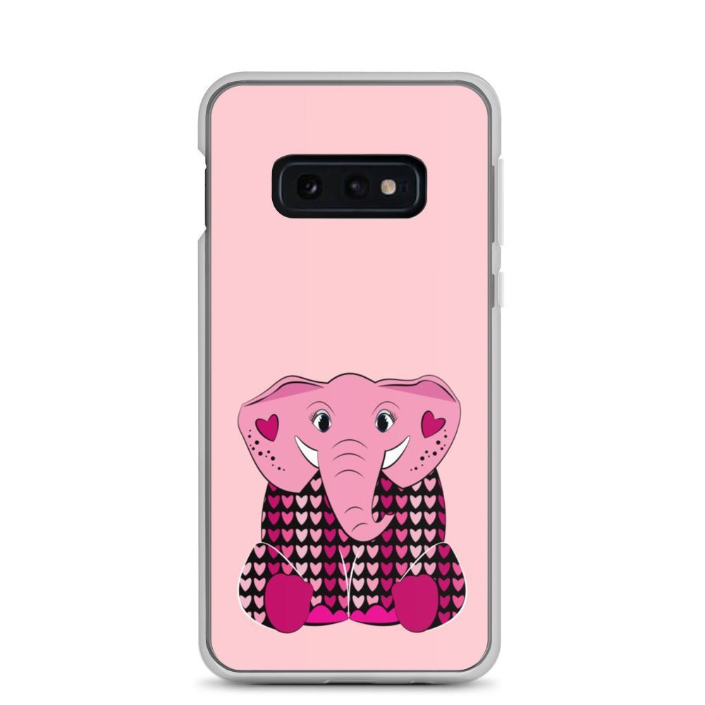 Samsung Galaxy Phone Case Accessory S10 S10+ S10e S20 S20p S20u - Pink Elephant - WeezWomp