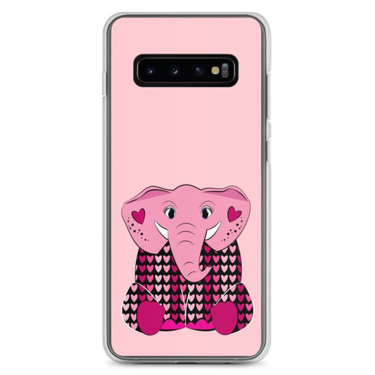 Samsung Galaxy Phone Case Accessory S10 S10+ S10e S20 S20p S20u - Pink Elephant - WeezWomp