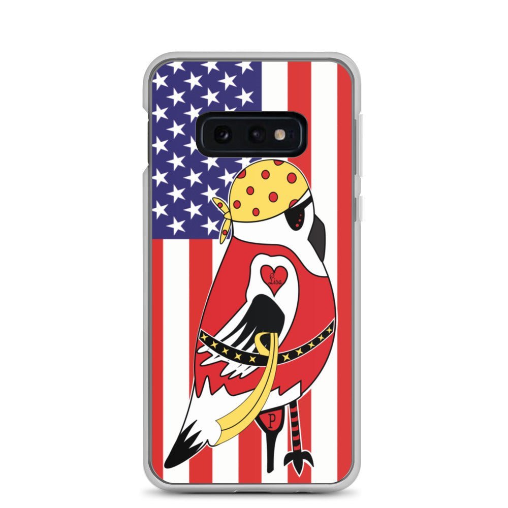 Samsung Galaxy Phone Case Accessory S10 S10+ S10e S20 S20p S20u - Pirate Parrot - WeezWomp