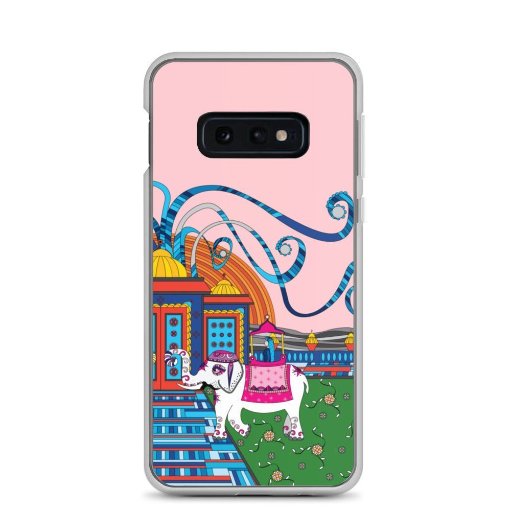 Samsung Galaxy Phone Case Accessory S10 S10+ S10e S20 S20p S20u - White Elephant - WeezWomp