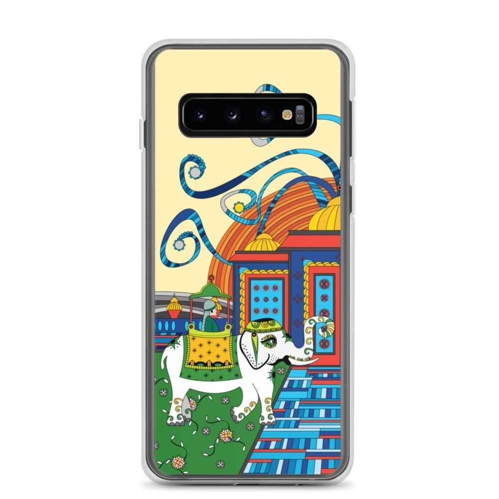 Samsung Galaxy Phone Case Accessory S10 S10+ S10e S20 S20p S20u - White Elephant - WeezWomp