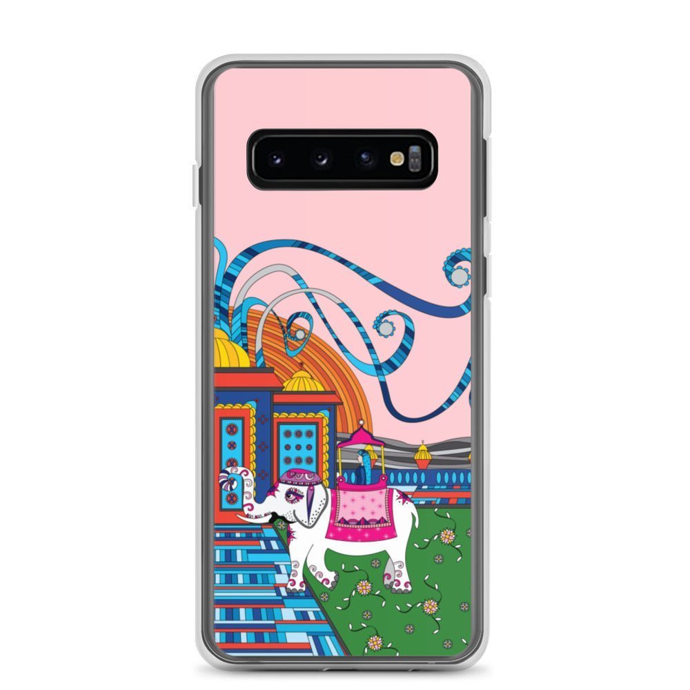 Samsung Galaxy Phone Case Accessory S10 S10+ S10e S20 S20p S20u - White Elephant - WeezWomp