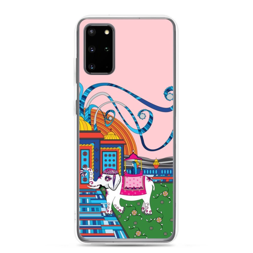Samsung Galaxy Phone Case Accessory S10 S10+ S10e S20 S20p S20u - White Elephant - WeezWomp