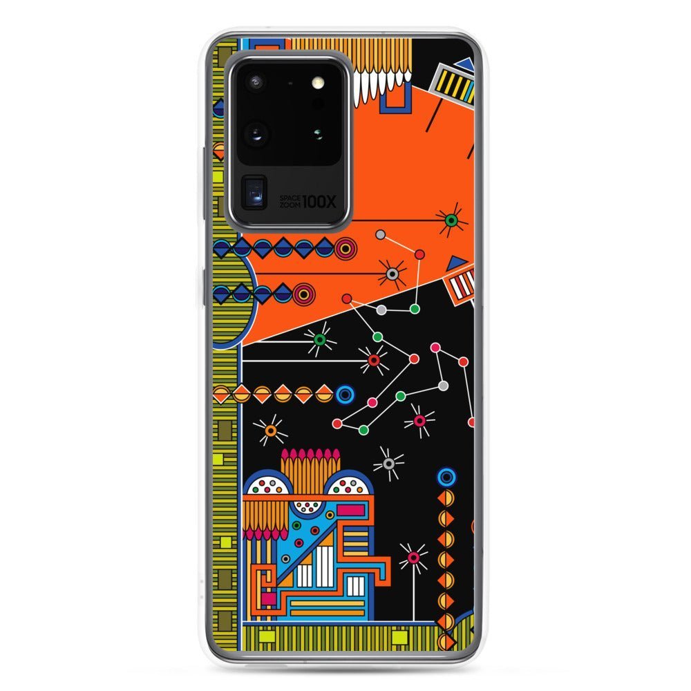 Samsung Galaxy Phone Case Accessory S10 S10+ S10e S20 S20p S20u - Winding Sun - WeezWomp