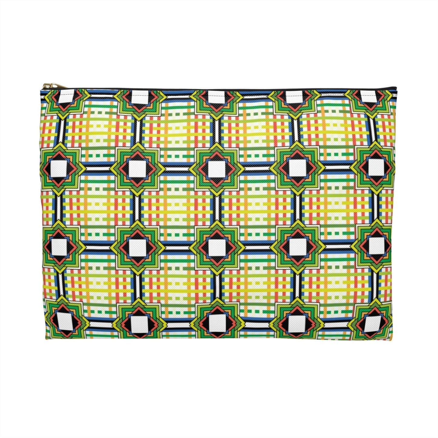 Squared Up Travel Pouch Organizer Cosmetic Bag / Cosmetic Bags / Makeup Bags / Toiletry Bag / Waterproof Beauty Bag - WeezWomp