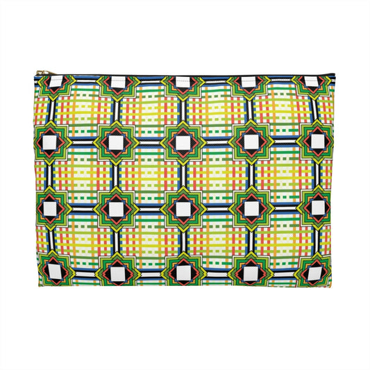 Squared Up Travel Pouch Organizer Cosmetic Bag / Cosmetic Bags / Makeup Bags / Toiletry Bag / Waterproof Beauty Bag - WeezWomp