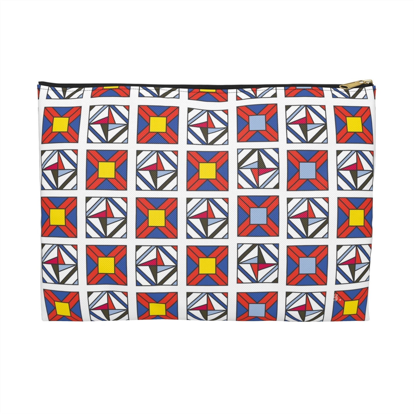 Star of Spring Quilt Travel Pouch Organizer Cosmetic Bag / Cosmetic Bags / Makeup Bags / Toiletry Bag / Waterproof Beauty Bag - WeezWomp
