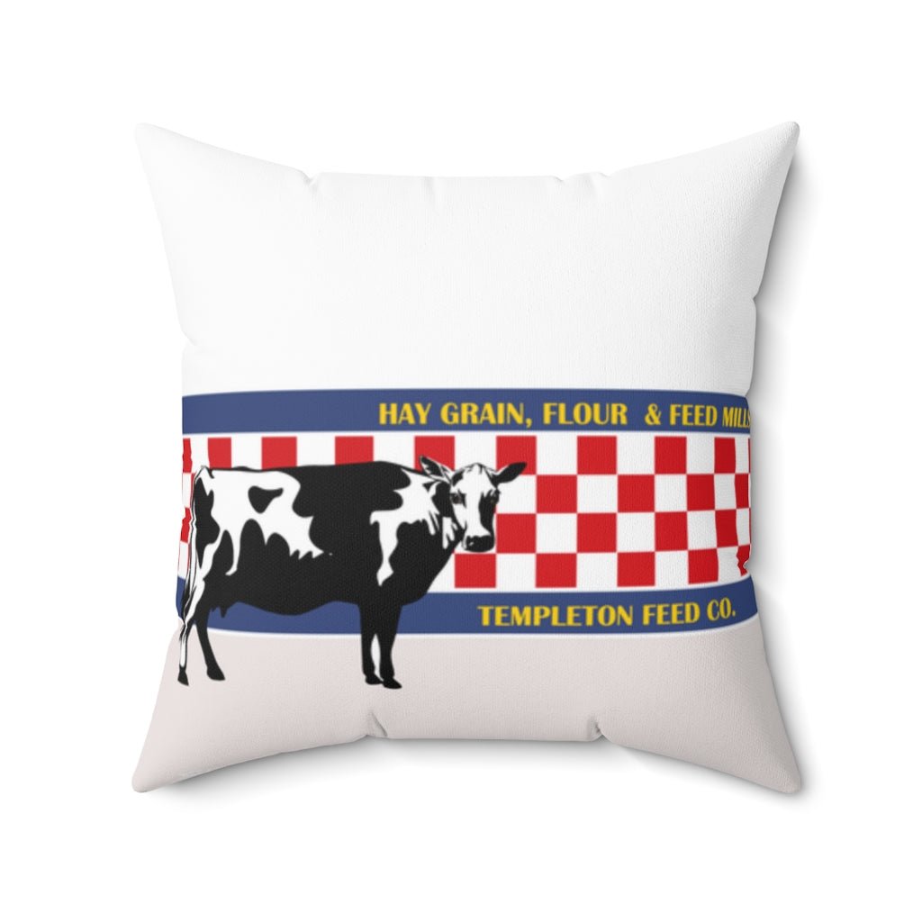 THROW PILLOW, Cow Pillow, Farmhouse Decor, Fun Accent Pillows, Square Pillow, Home Decor - WeezWomp
