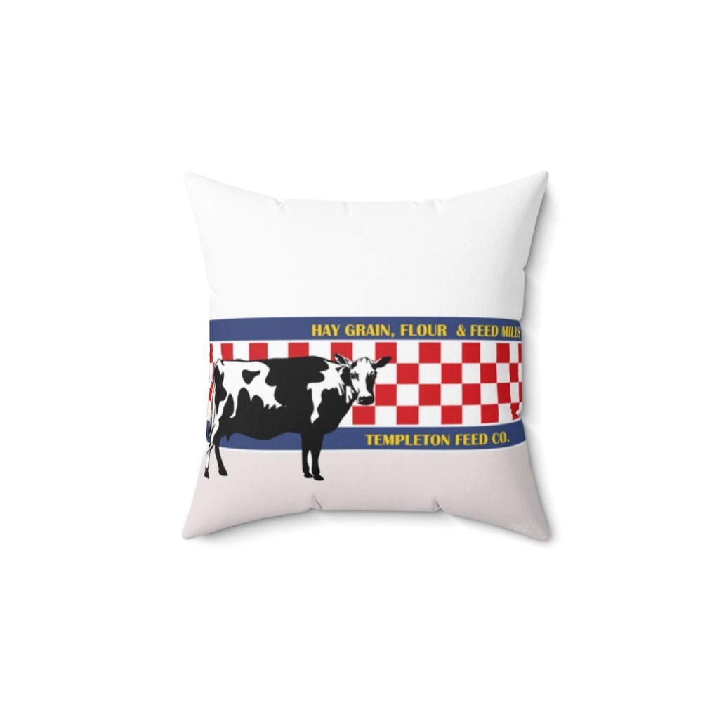 THROW PILLOW, Cow Pillow, Farmhouse Decor, Fun Accent Pillows, Square Pillow, Home Decor - WeezWomp