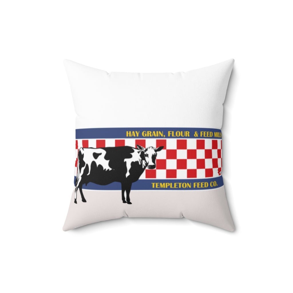 THROW PILLOW, Cow Pillow, Farmhouse Decor, Fun Accent Pillows, Square Pillow, Home Decor - WeezWomp