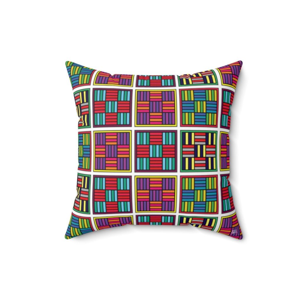 THROW PILLOW, Quilt Pillows, Farmhouse Decor, Accent Square Pillow, Retro Decor, Fun Home Decor, Colts Corral - WeezWomp