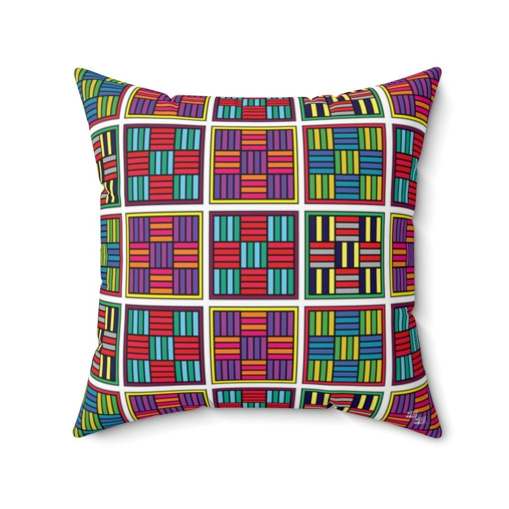 THROW PILLOW, Quilt Pillows, Farmhouse Decor, Accent Square Pillow, Retro Decor, Fun Home Decor, Colts Corral - WeezWomp