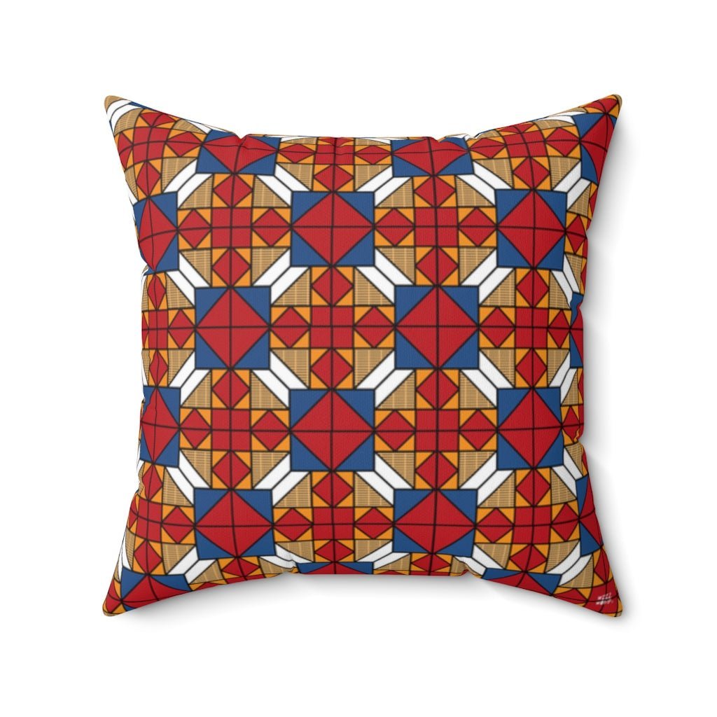 THROW PILLOW, Quilt Pillows, Farmhouse Decor, Accent Square Pillow, Retro Decor, Fun Home Decor, Indian Meadow - WeezWomp