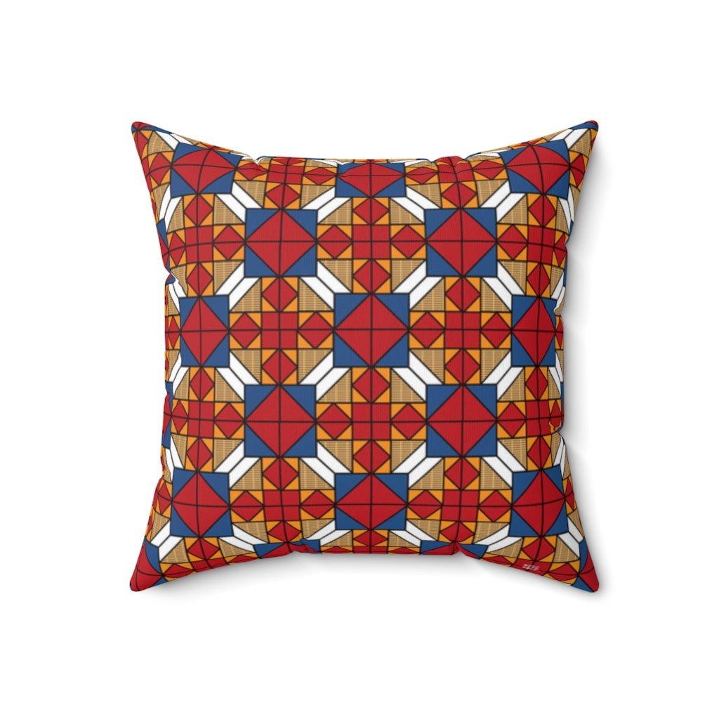 THROW PILLOW, Quilt Pillows, Farmhouse Decor, Accent Square Pillow, Retro Decor, Fun Home Decor, Indian Meadow - WeezWomp