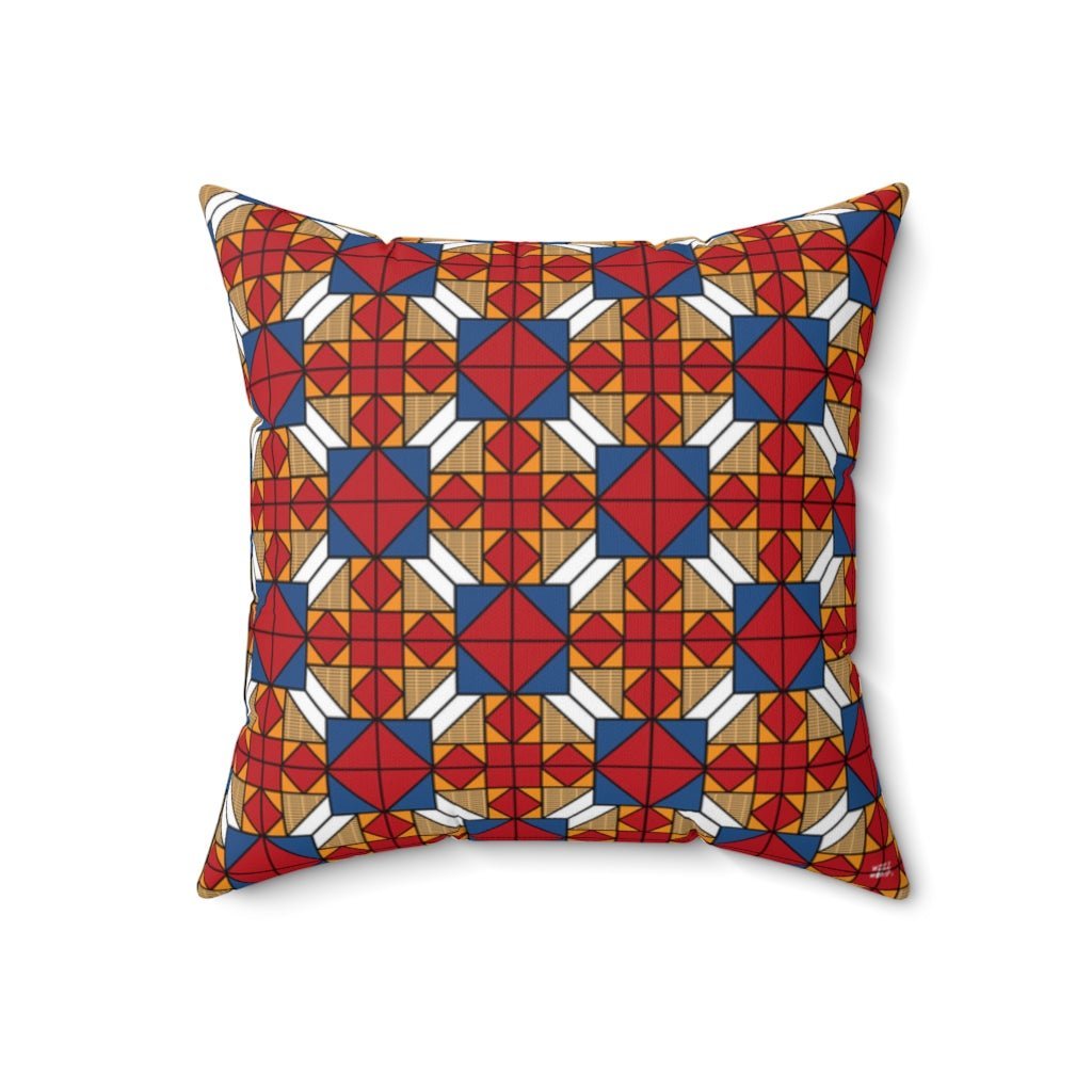 THROW PILLOW, Quilt Pillows, Farmhouse Decor, Accent Square Pillow, Retro Decor, Fun Home Decor, Indian Meadow - WeezWomp