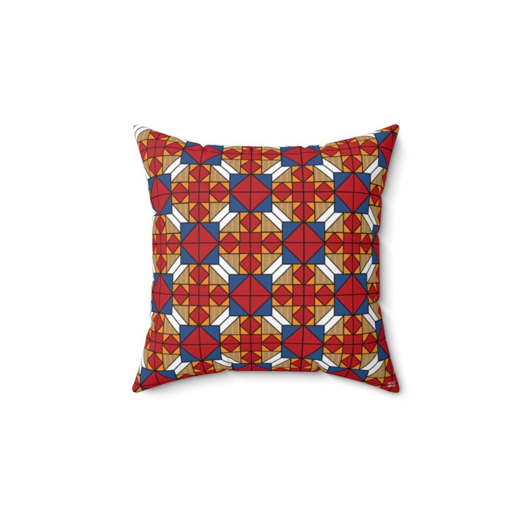 THROW PILLOW, Quilt Pillows, Farmhouse Decor, Accent Square Pillow, Retro Decor, Fun Home Decor, Indian Meadow - WeezWomp