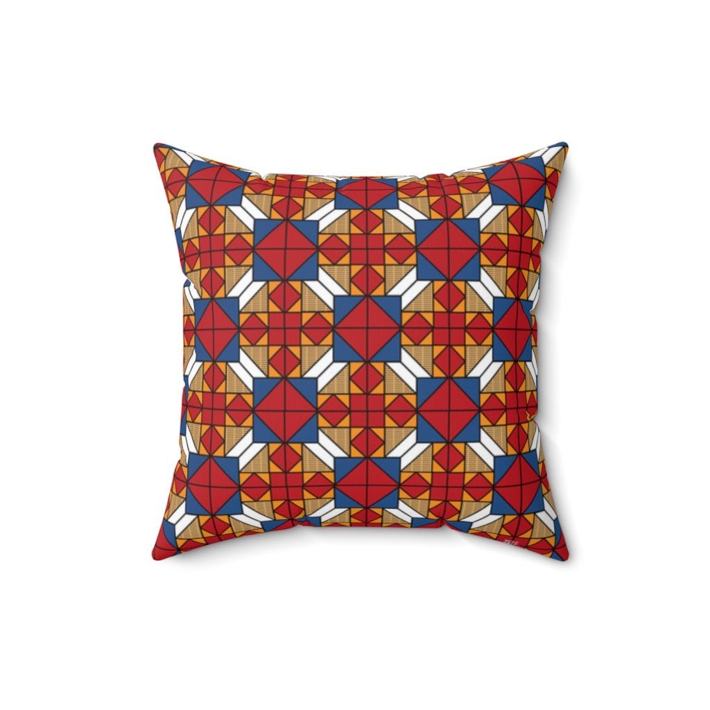 THROW PILLOW, Quilt Pillows, Farmhouse Decor, Accent Square Pillow, Retro Decor, Fun Home Decor, Indian Meadow - WeezWomp