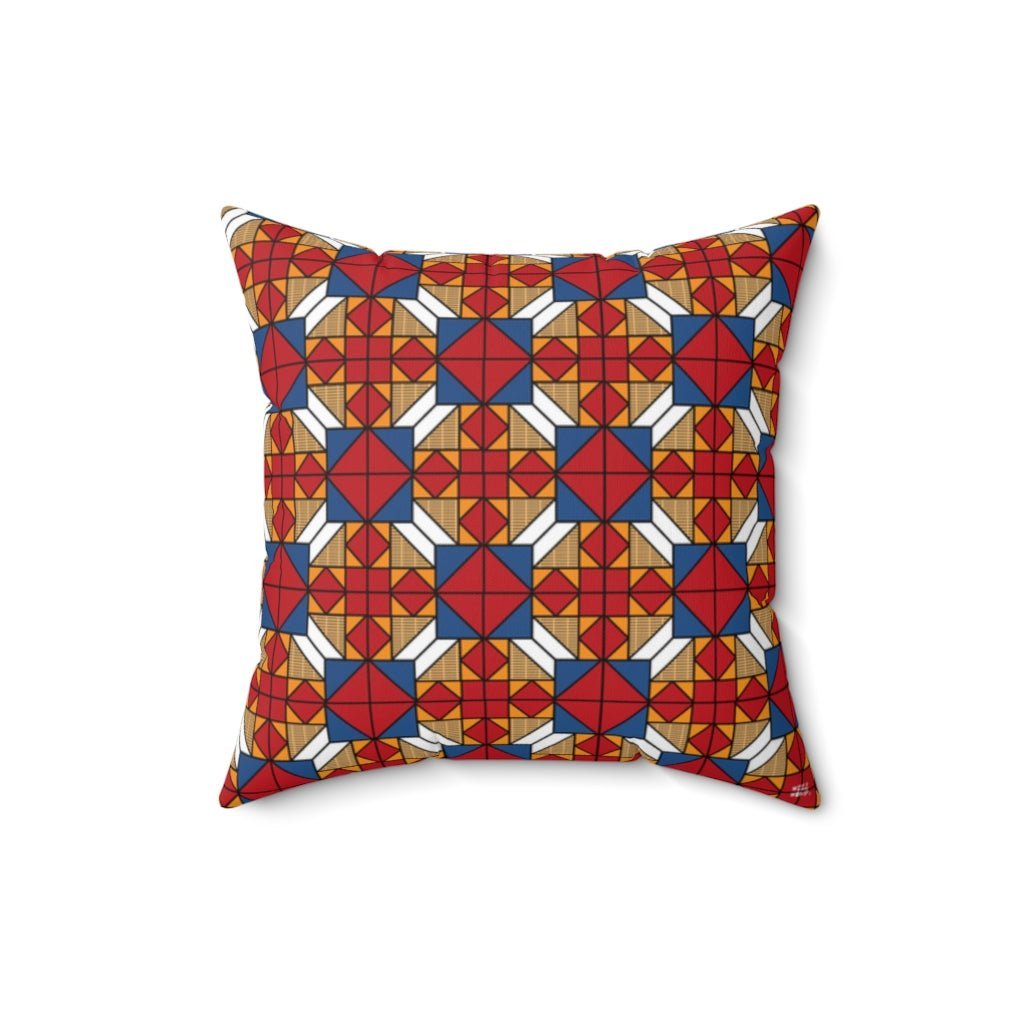 THROW PILLOW, Quilt Pillows, Farmhouse Decor, Accent Square Pillow, Retro Decor, Fun Home Decor, Indian Meadow - WeezWomp